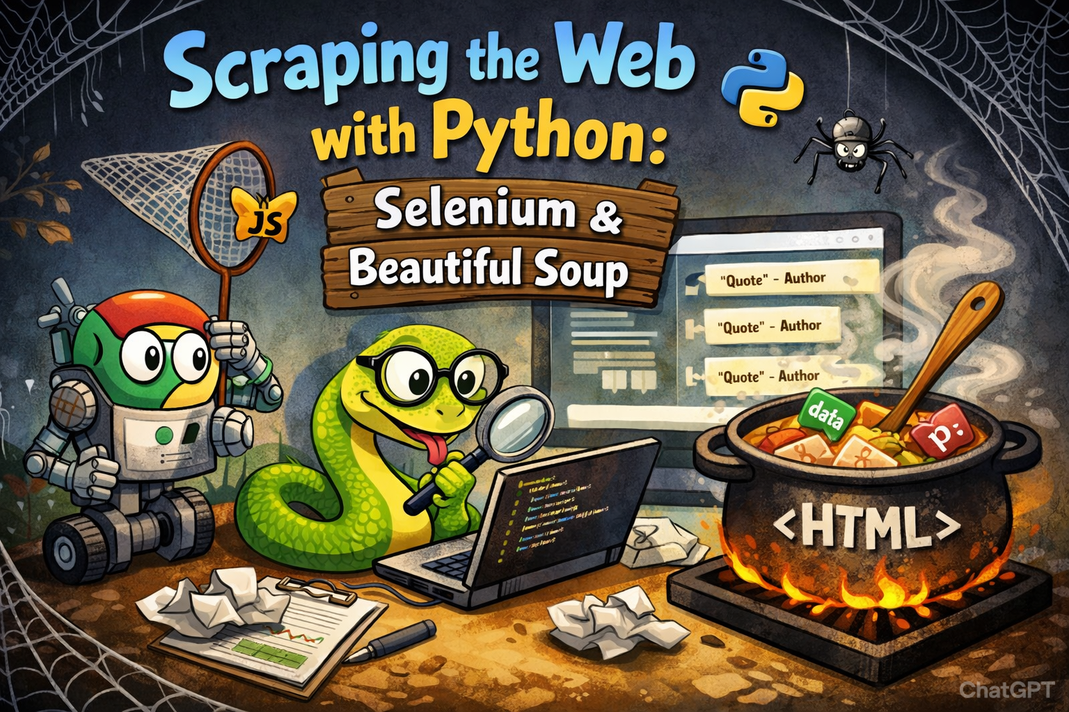 Scraping the Web with Python Using Selenium and Beautiful Soup